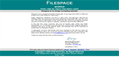 Desktop Screenshot of filespace.org